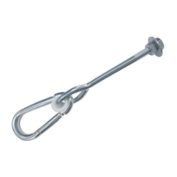 Metal swing hook  "A" type M12 140 mm