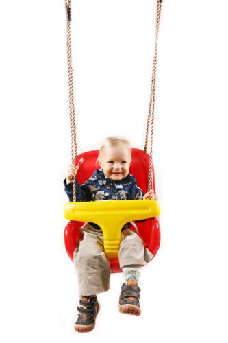 Plastic baby swing seat