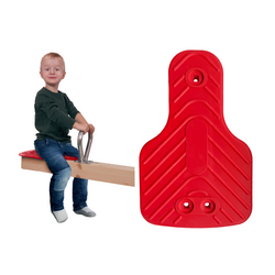 Seesaw rubber seat