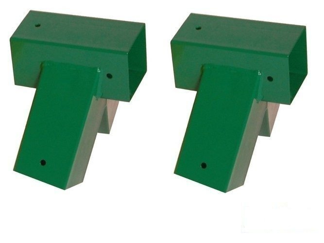 2 x Metal swing corner square 100 angle 90-90