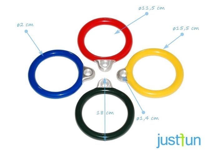 Aluminium Rings round for commercial (without chains)