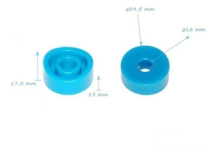 Plastic distance ring for round wood ø 120 mm