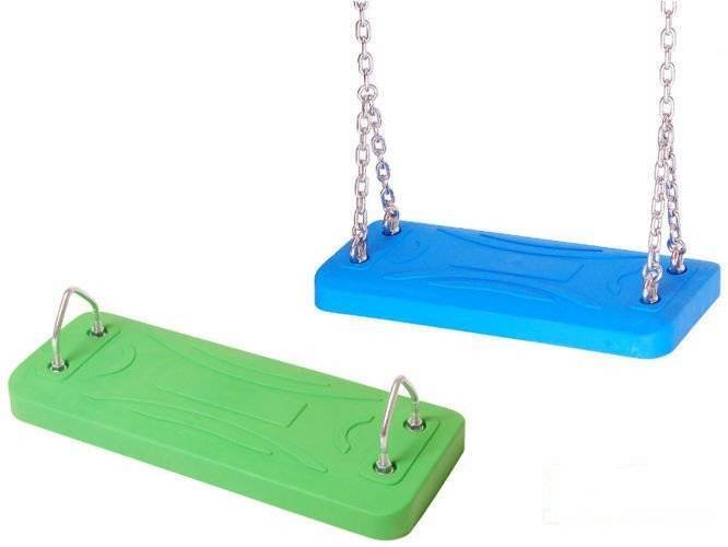 Rubber swing seat LUX for commercial  + Logo