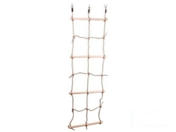 Climbing net with wooden rungs 560x1900 mm