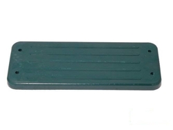 Rubber seat with metal insert