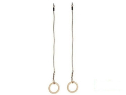 Wooden gymnastic rings