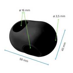 Standard connector ø 16 mm, II type