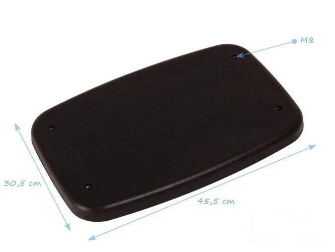 Rubber swing seat XXL + Stainless steel chain set 6 mm 1,8 m