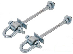 2xMetal swing hook "D" type M12 160 mm