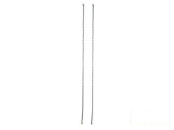 LUX rubber seat  with an aluminum insert + Stainless steel chain one-point set 5mm - 1,8m