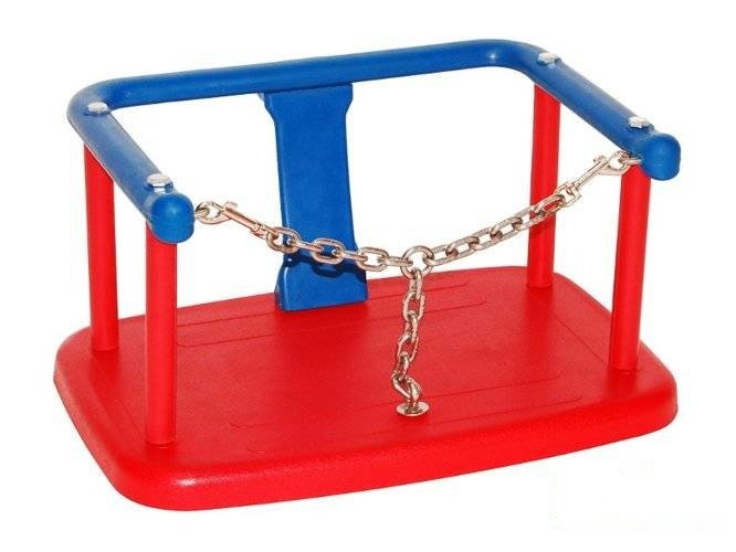 Baby swing seat with chain for commercial