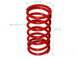Metal spring 400x200x20 mm