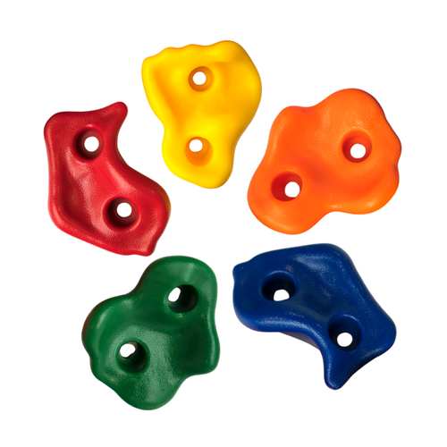 Plastic climbing stones 