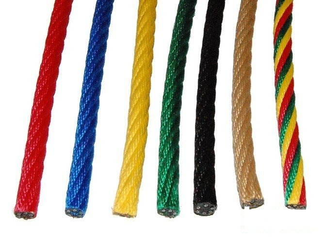 Reinforced (armed, wired) rope PP 16 mm