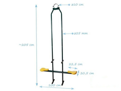 Metal double swing seat YOGI