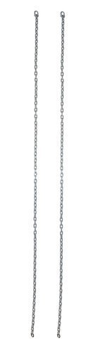 Galvanized metal chain one-point set 5mm - 1,8m