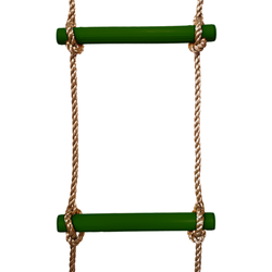 Rope ladder with 5 plastic rungs