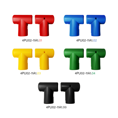 Connector T for reinforced (armed) rope