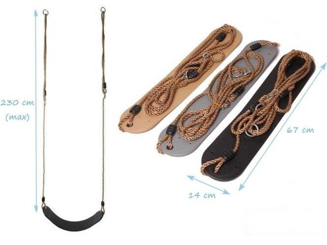 Flexible wraparound swing seat ECO