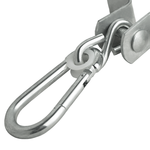 Metal swing hook galvanised 120x120 mm
