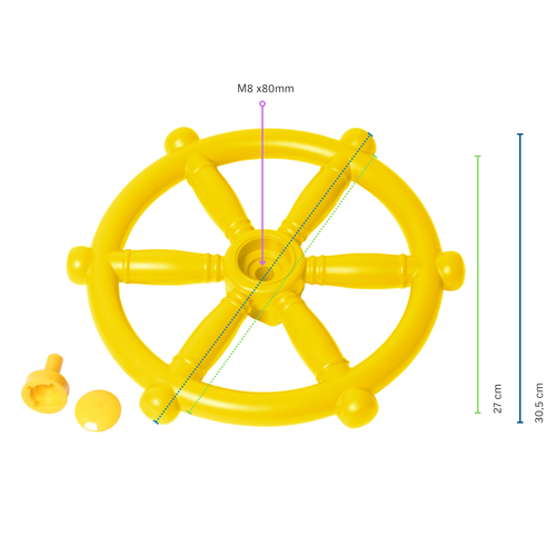 Steering Wheel Ship Star