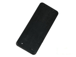 Rubber seat with metal insert