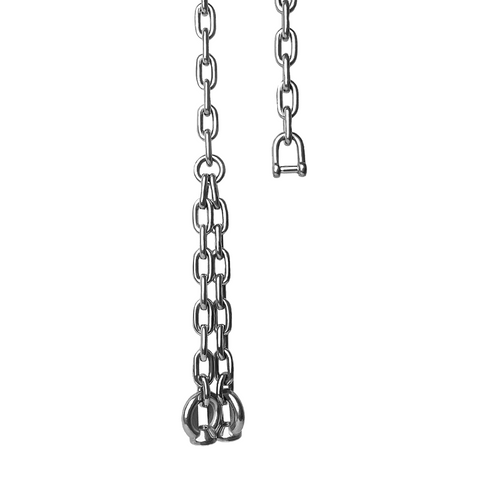A set of stainless steel chains 6mm
