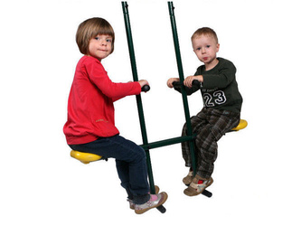 Metal double swing seat YOGI