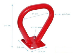 Stainless steel handgrip for see saw for square wood