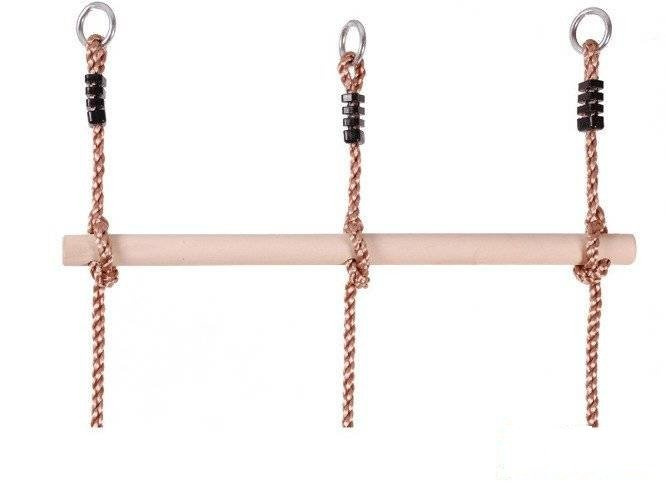 Climbing net with wooden rungs 560x1900 mm