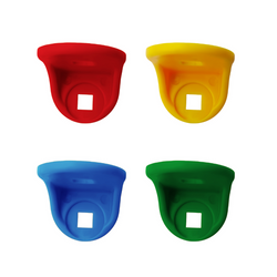 Plastic angular connector 