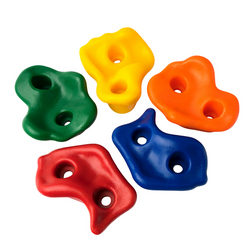 Plastic climbing stones