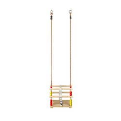 Wooden baby swing seat