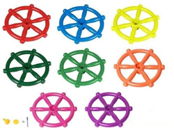 Plastic handgrips set 250x75 mm 