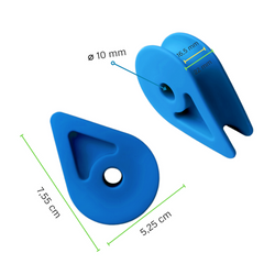 Plastic thimble with round hole M10