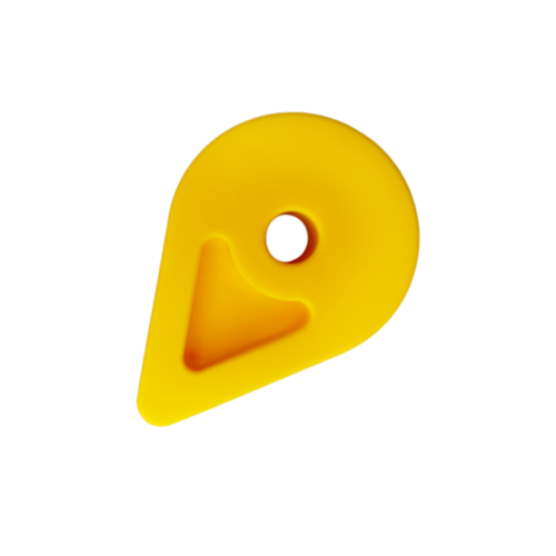 Plastic thimble with round hole M10