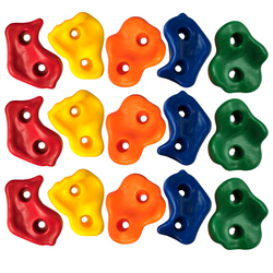 Plastic climbing stones