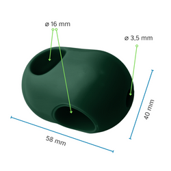 Standard connector ø 16 mm, II type