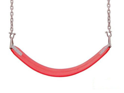 Flexible wraparound swing seat with chainset