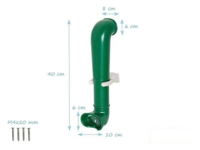 Plastic handgrips set 250x75 mm
