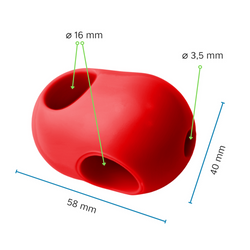 Standard connector ø 16 mm, II type