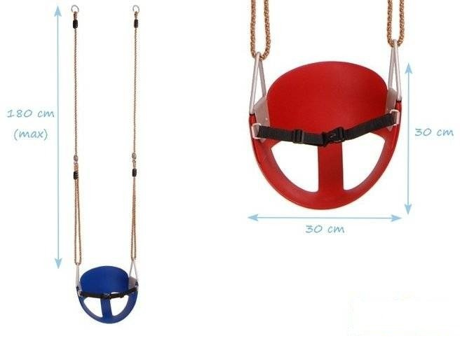 Flexible baby swing