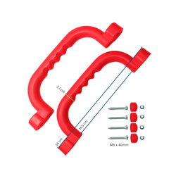 Plastic handgrips set 250x75 mm