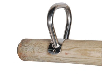 Stainless steel handgrip for see saw for round wood 120mm