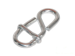 Metal eight with bar 6x70 mm