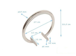 Handgrip for see saw Ø240 stainless steel