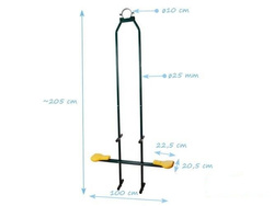 Metal double swing seat YOGI