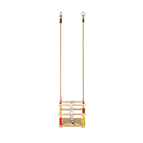 Wooden baby swing seat