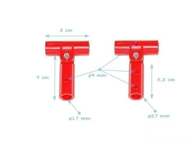 Flexible T-connector ø 16 mm