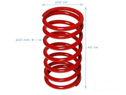 Metal spring 400x200x20 mm